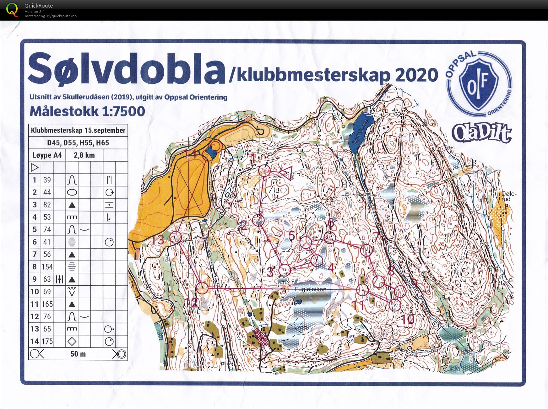 Klubbmesterskap Oppsal (2020-09-15)