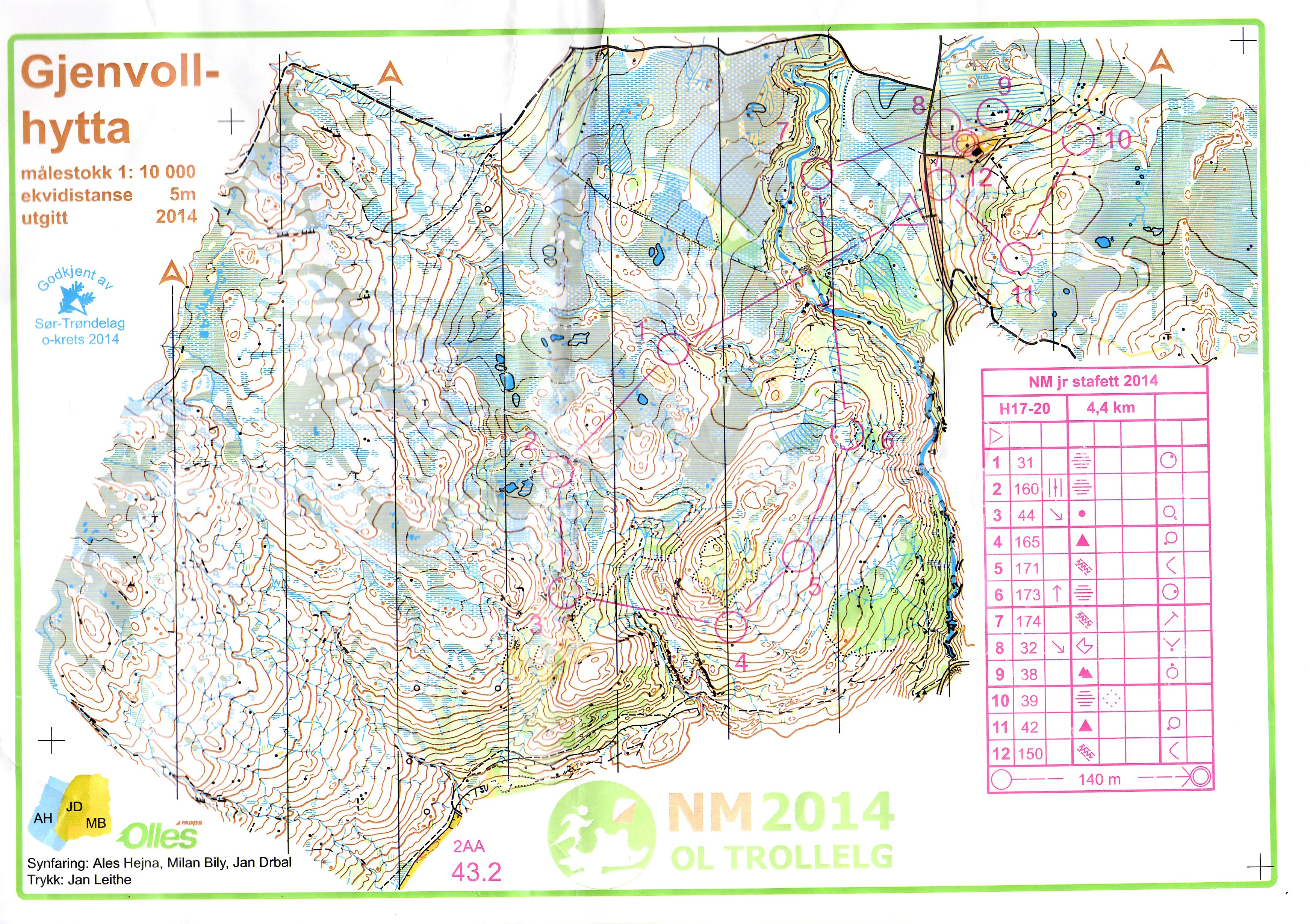 NM junior stafett (2014-09-07)