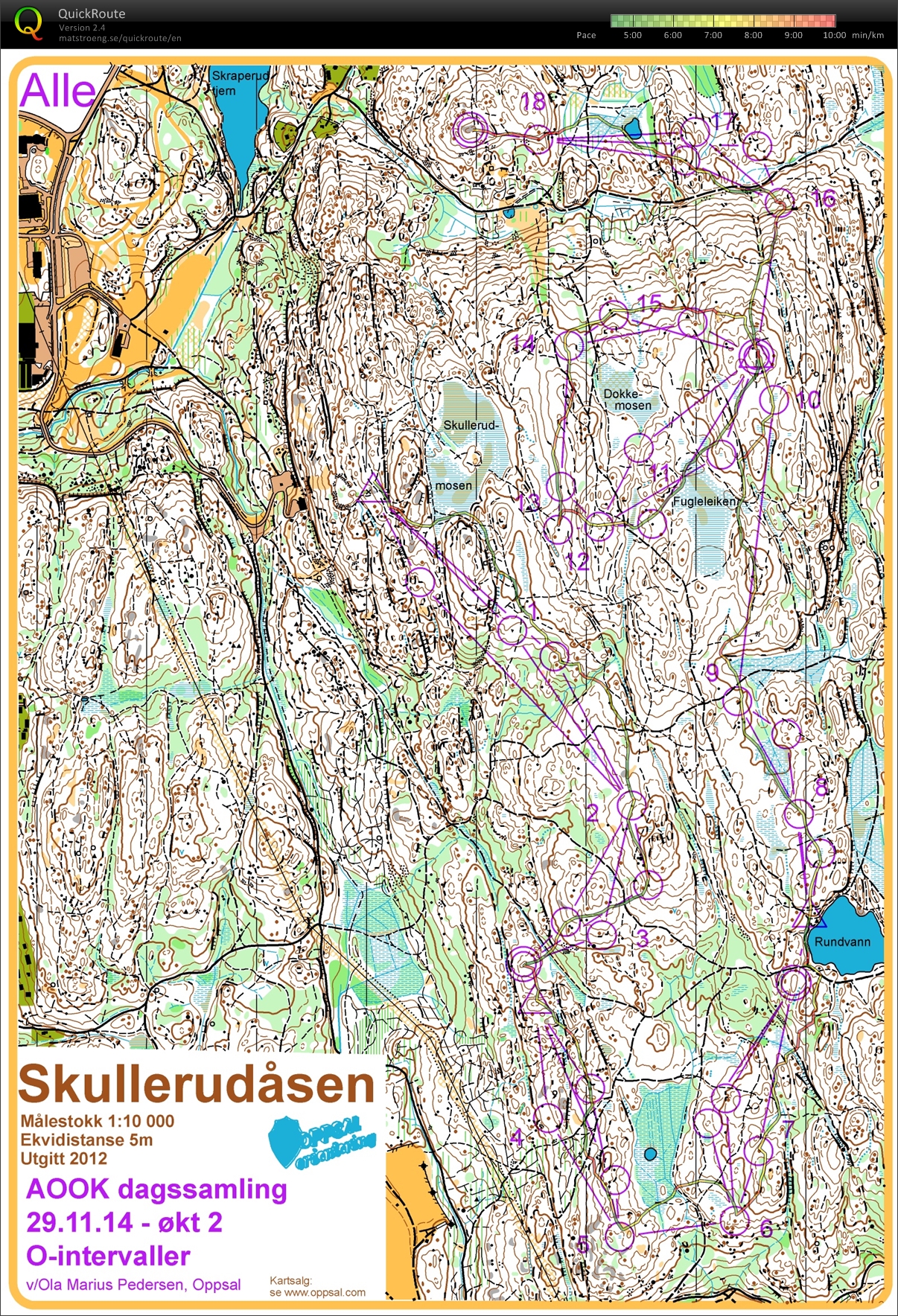 Dagssamling Skullerud stafettintervaller (29.11.2014)