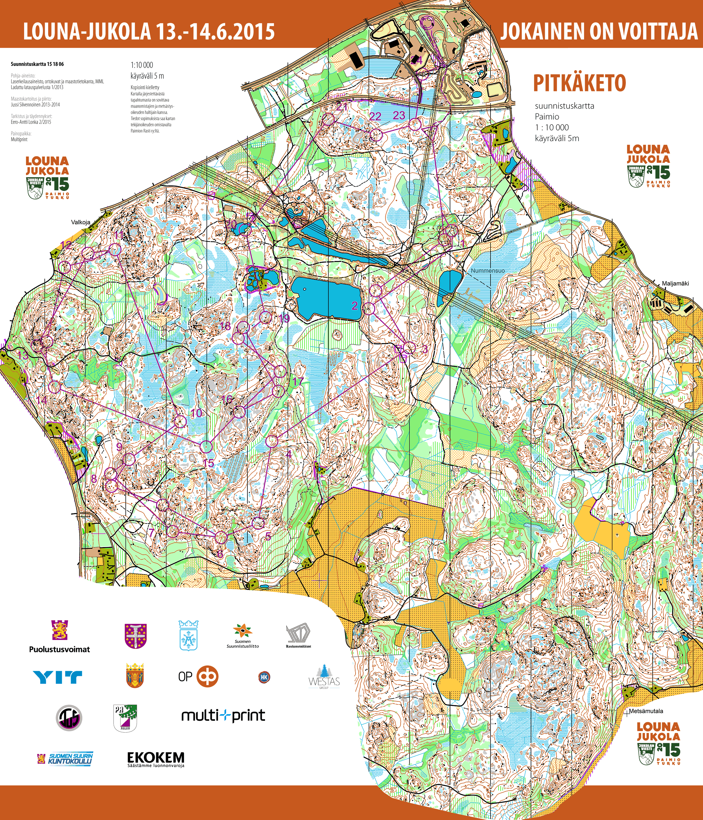 Jukola 2015  (14.06.2015)