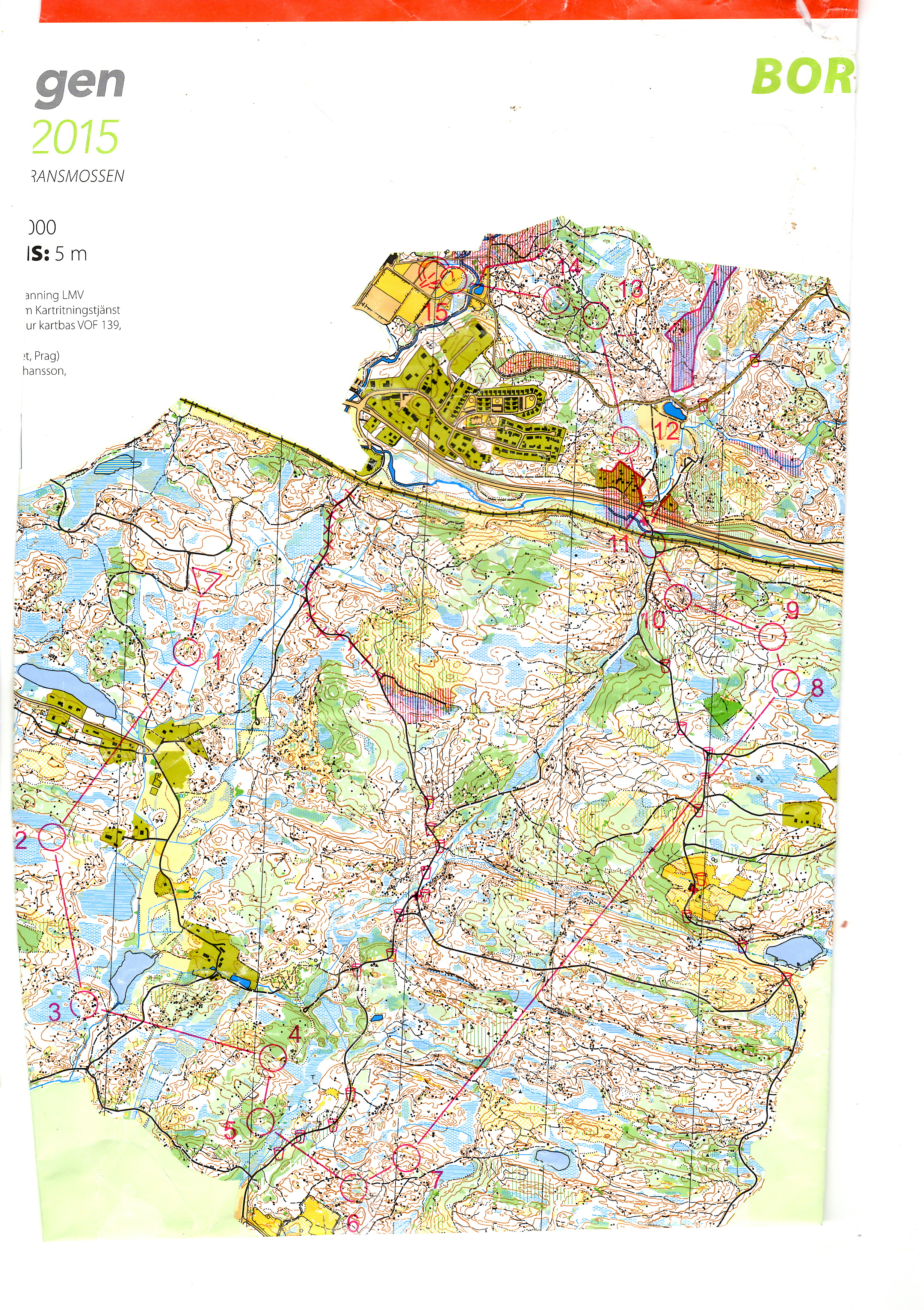 O-Ringen Borås 2015, Etapp 3 (22.07.2015)