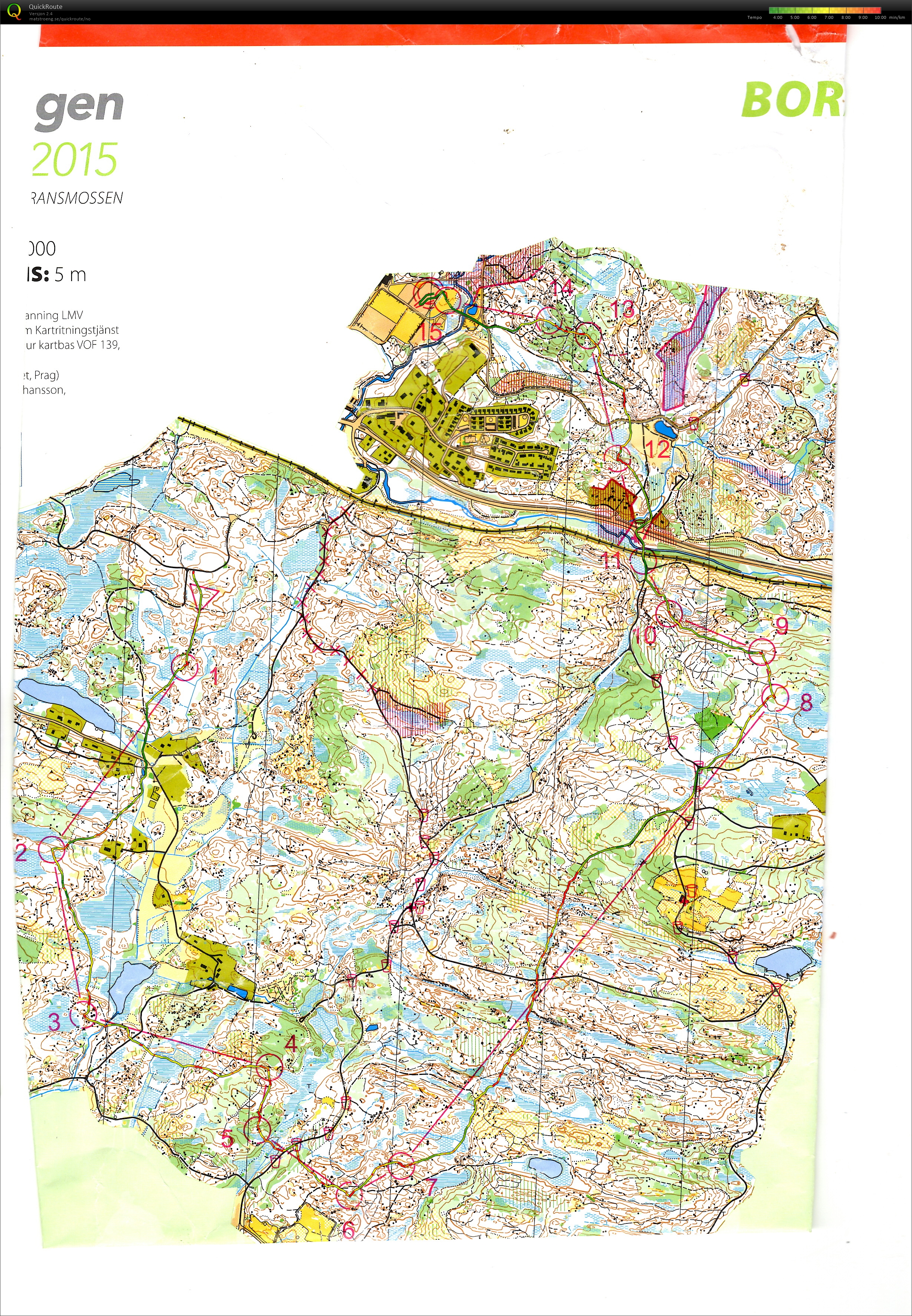 O-Ringen Borås 2015, Etapp 3 (22.07.2015)