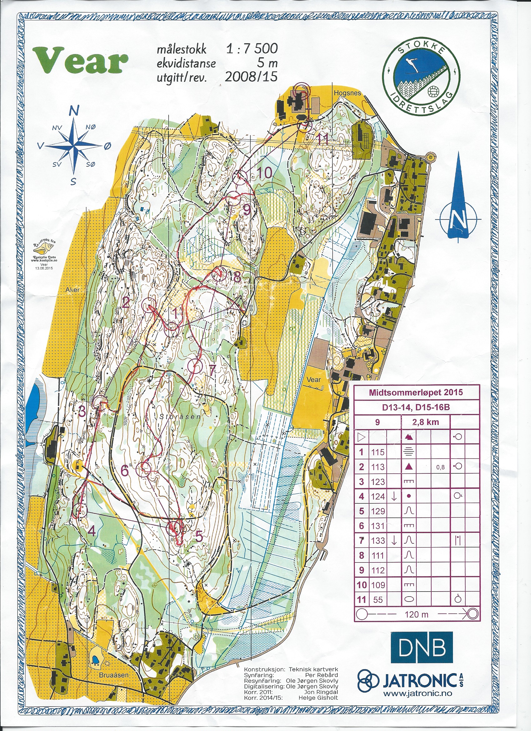 Midtsommerløpet 2015, D13-14 (14.06.2015)