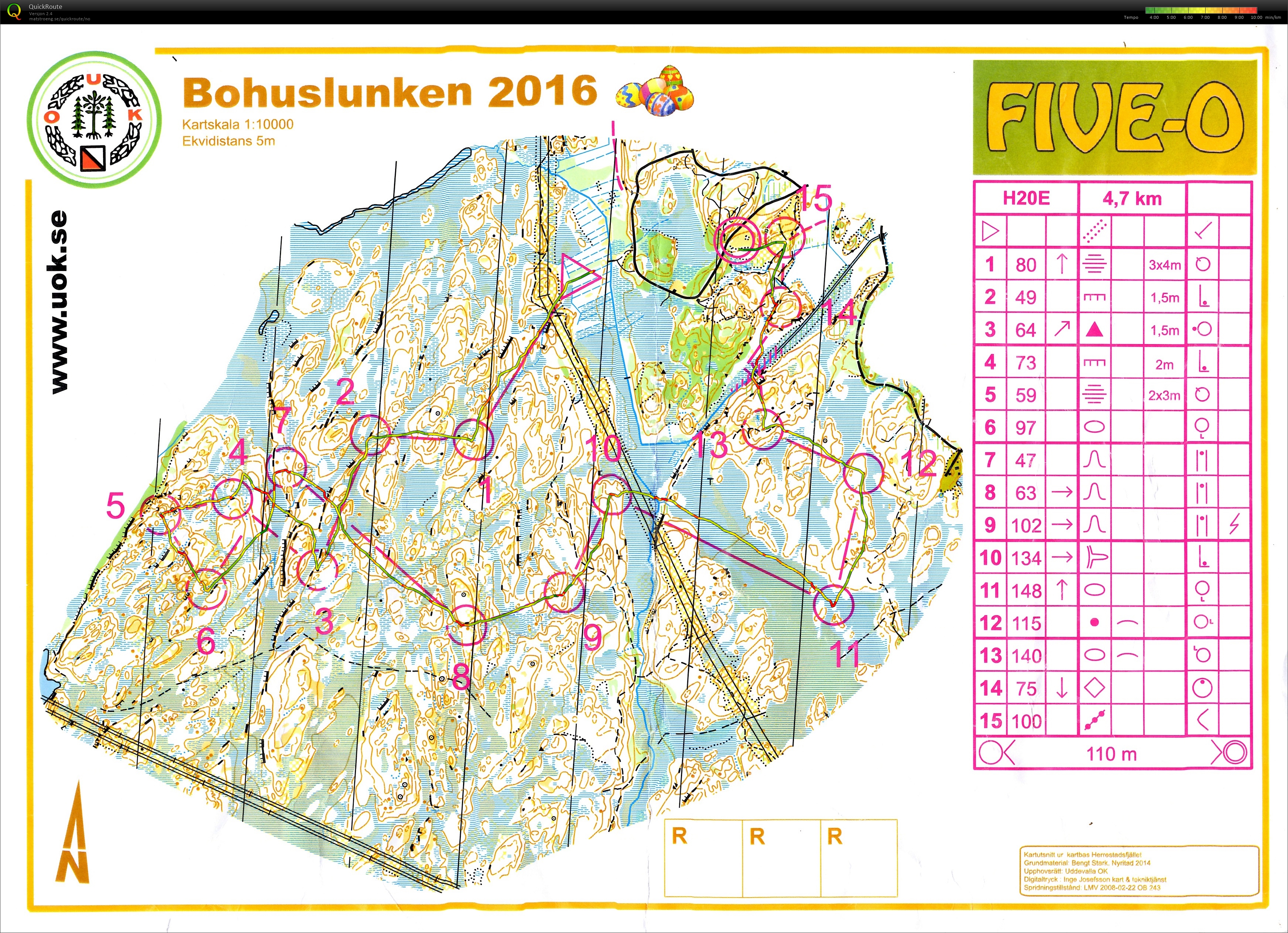 Bohuslunken, Five-O, #4 (27.03.2016)