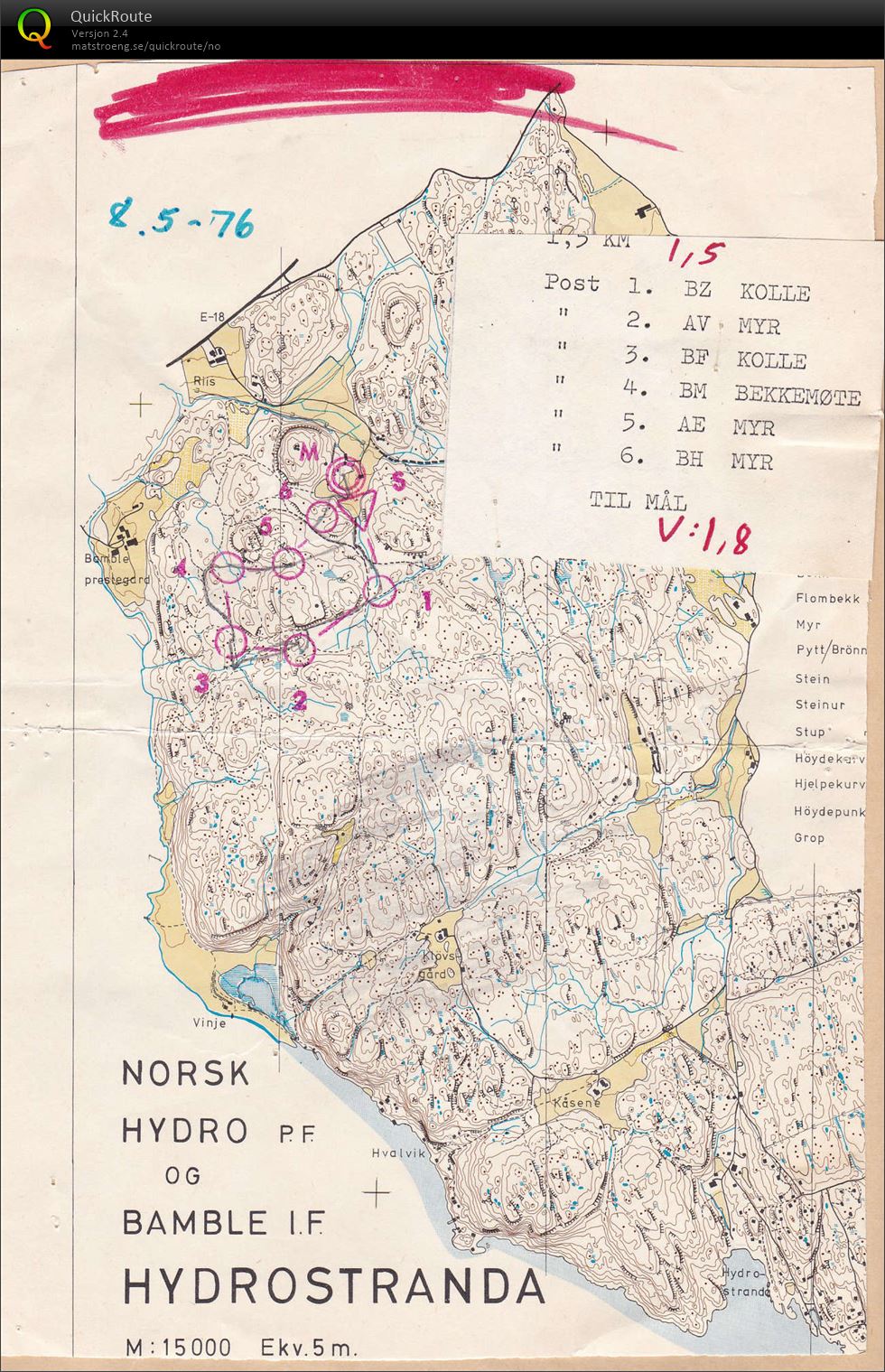 Rekruttløp nr 3 (08.05.1976)