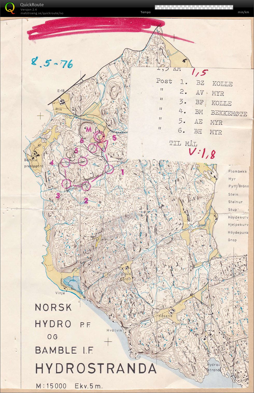 Rekruttløp nr 3 (08.05.1976)