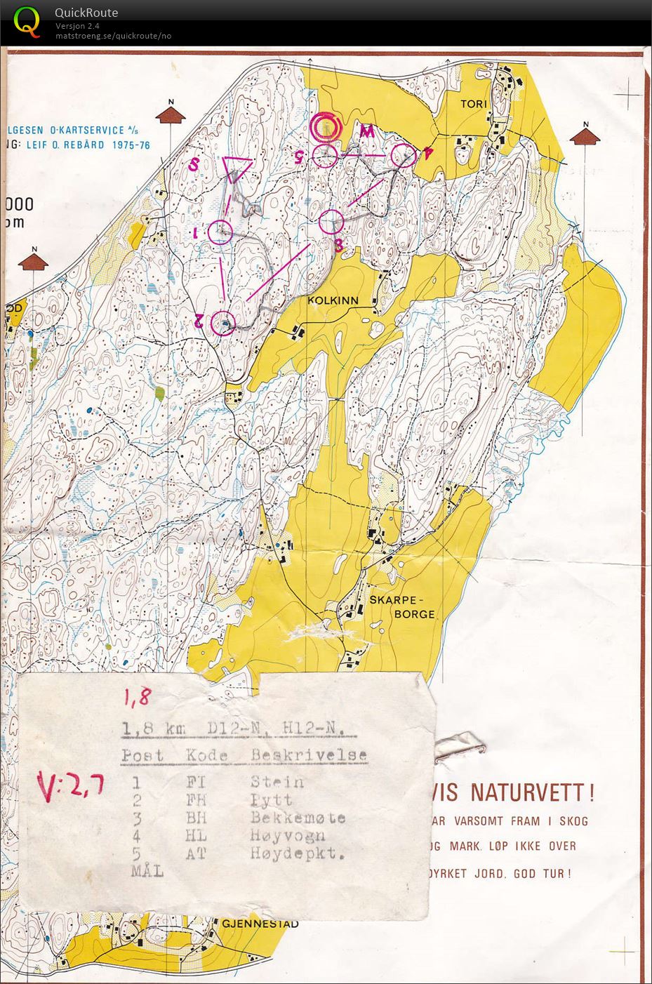 Stokkesprinten (12.09.1976)