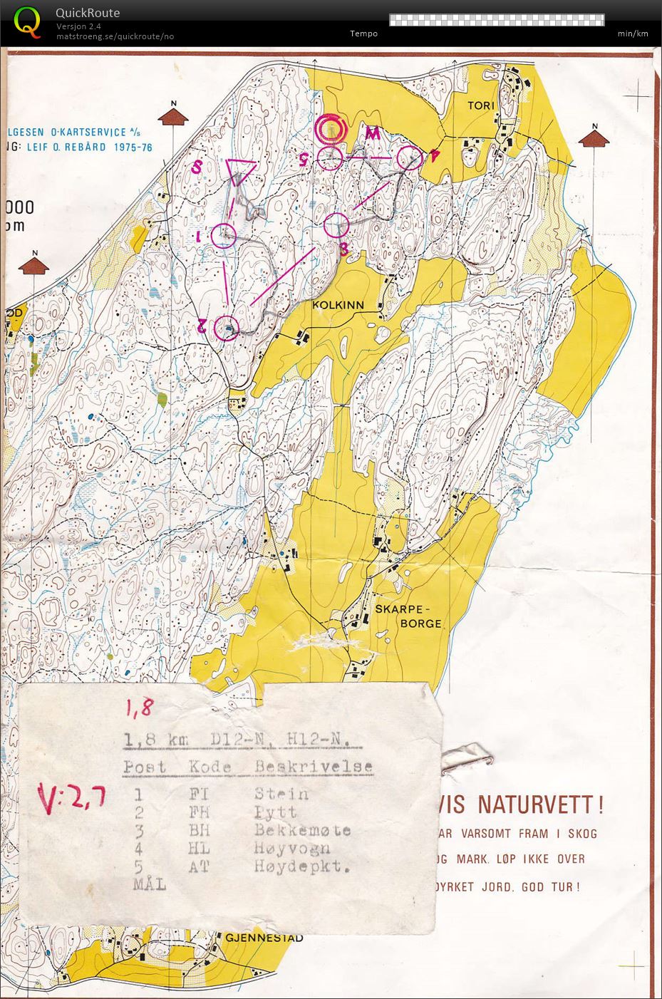 Stokkesprinten (12.09.1976)