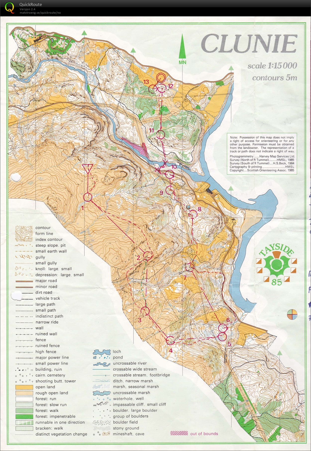 Tayside '85, day 1 (04.08.1985)