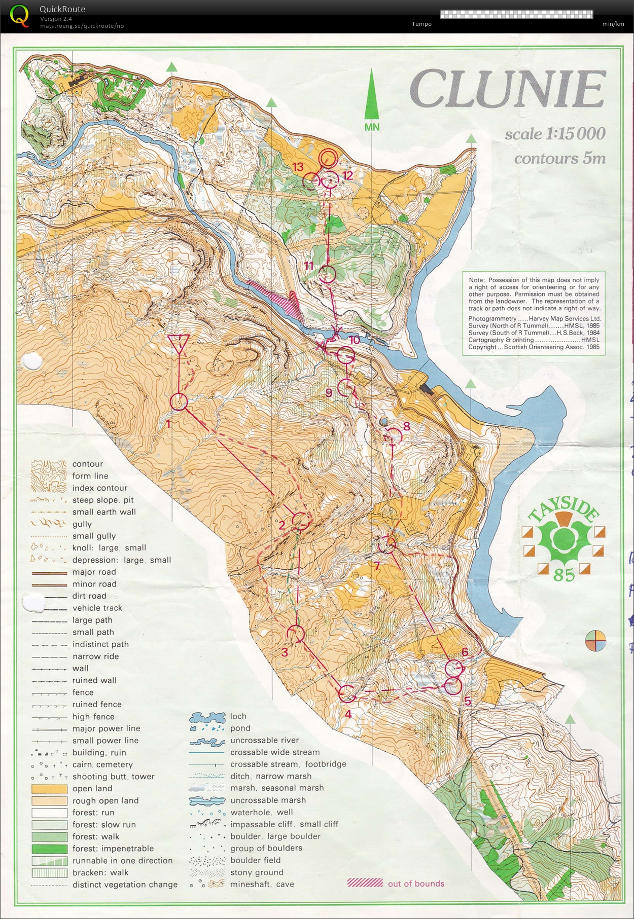 Tayside '85, day 1 (04.08.1985)