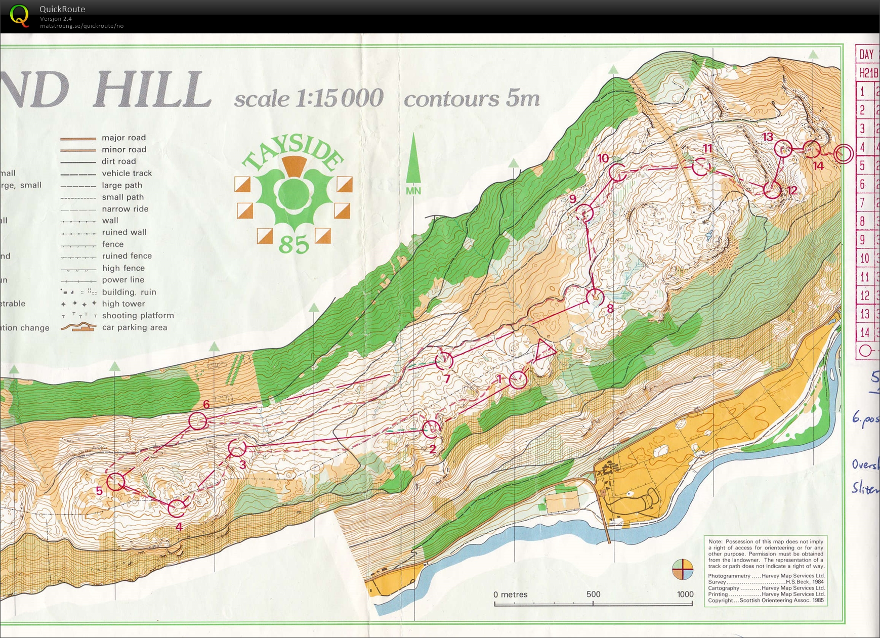 Tayside '85, day 2 (05.08.1985)