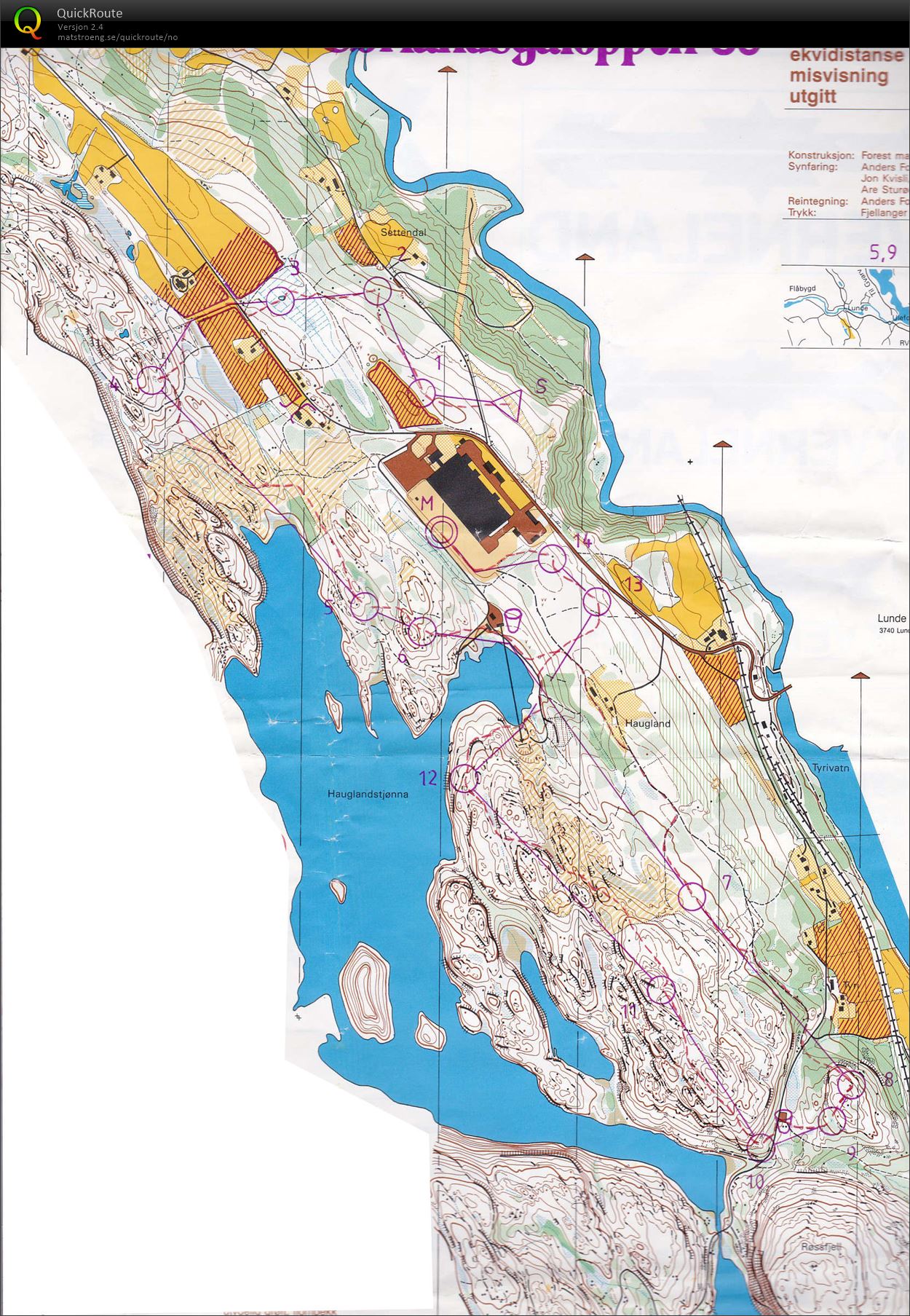 Sørlandsgaloppen, løp 1 (09.07.1989)