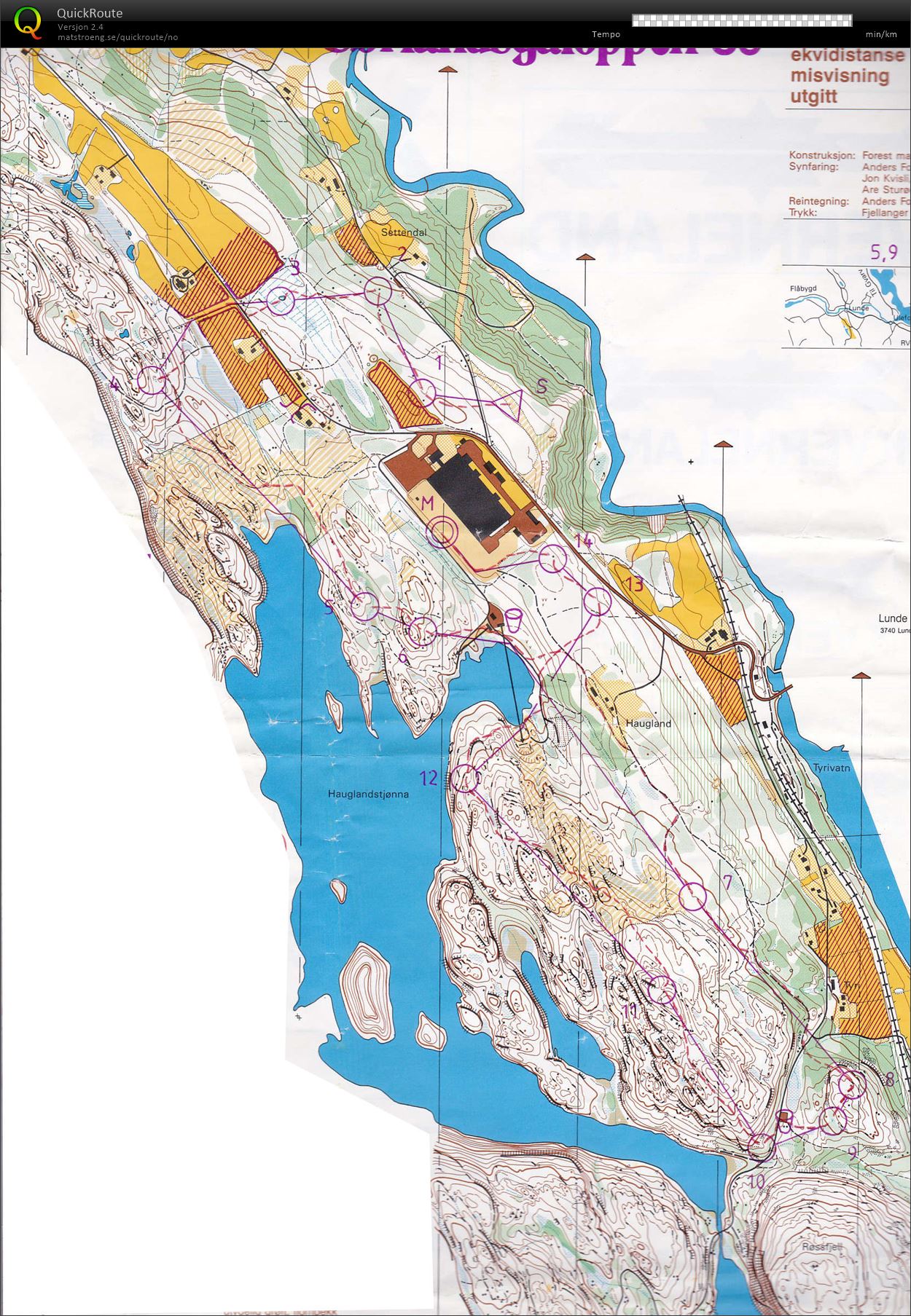 Sørlandsgaloppen, løp 1 (09.07.1989)