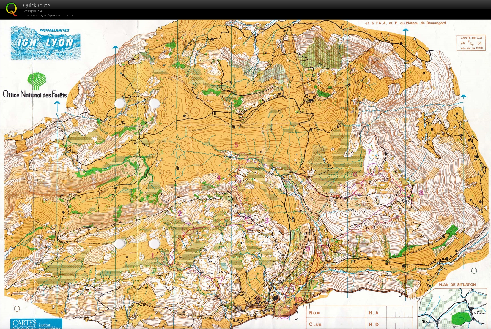 4 Jours du Mont Blanc, Etape 1 (09.07.1990)