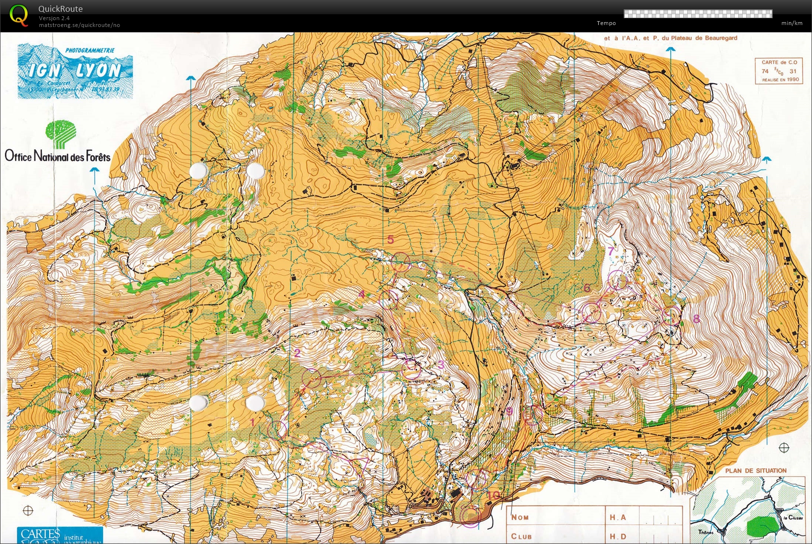 4 Jours du Mont Blanc, Etape 1 (09.07.1990)