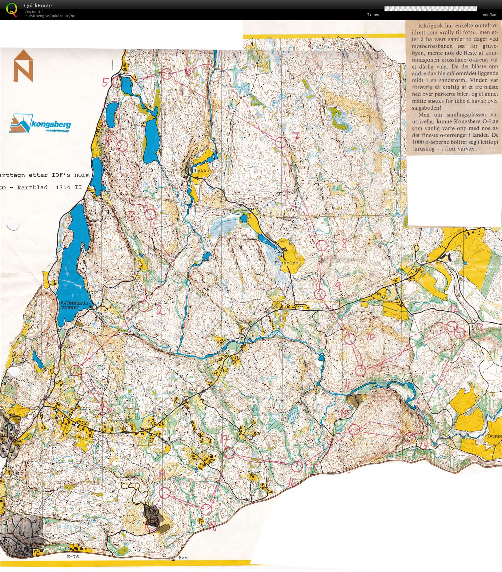 Kongsberg 2-dagers, dag 2 (20.05.1991)