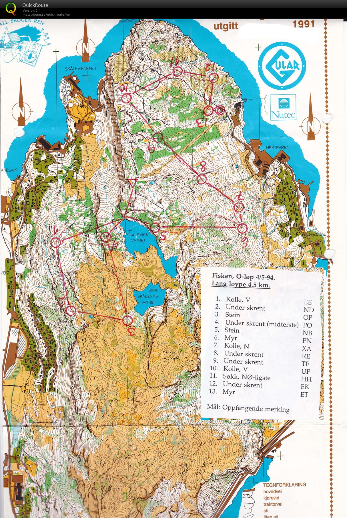 Bedriftsløp Lyderhorn (04.05.1994)