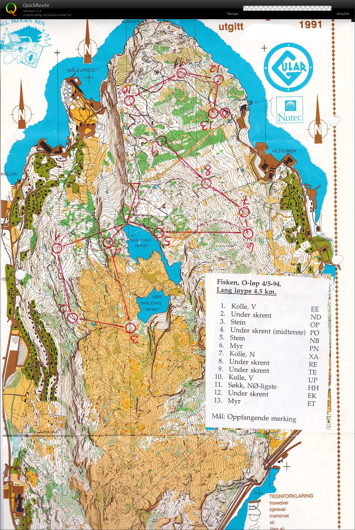 Bedriftsløp Lyderhorn (04.05.1994)