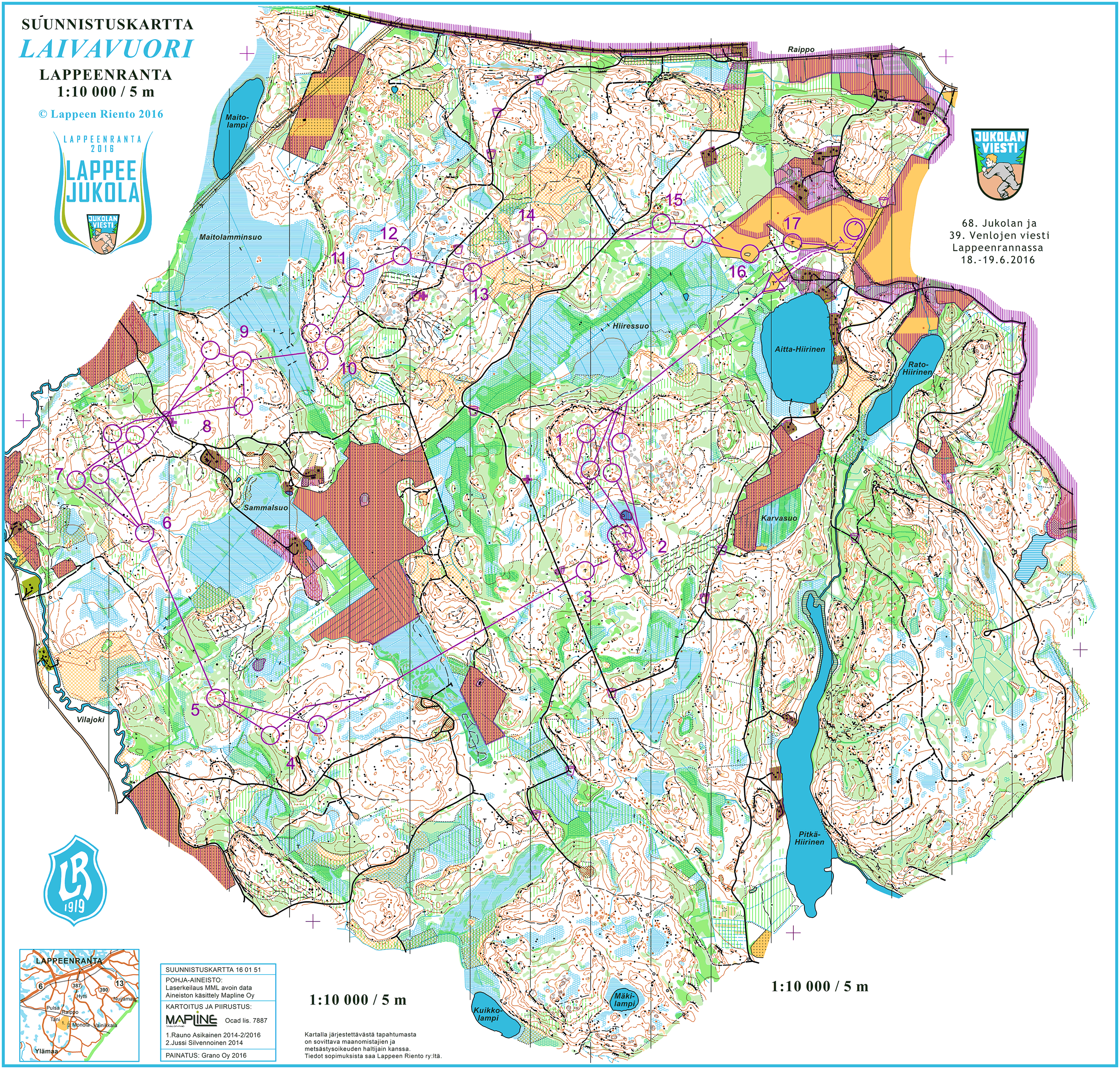 Jukola 2016 (19.06.2016)