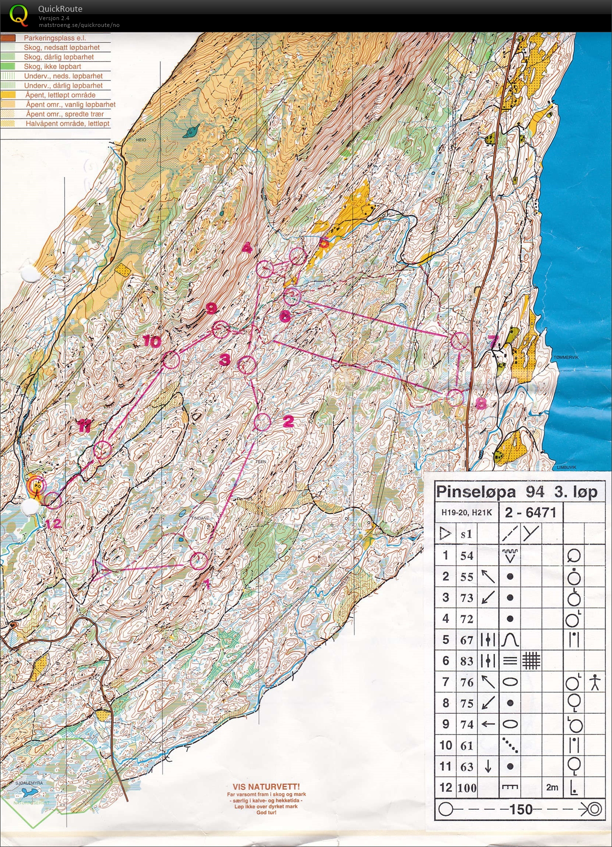 Pinseløp Stord, dag 3 (23.05.1994)