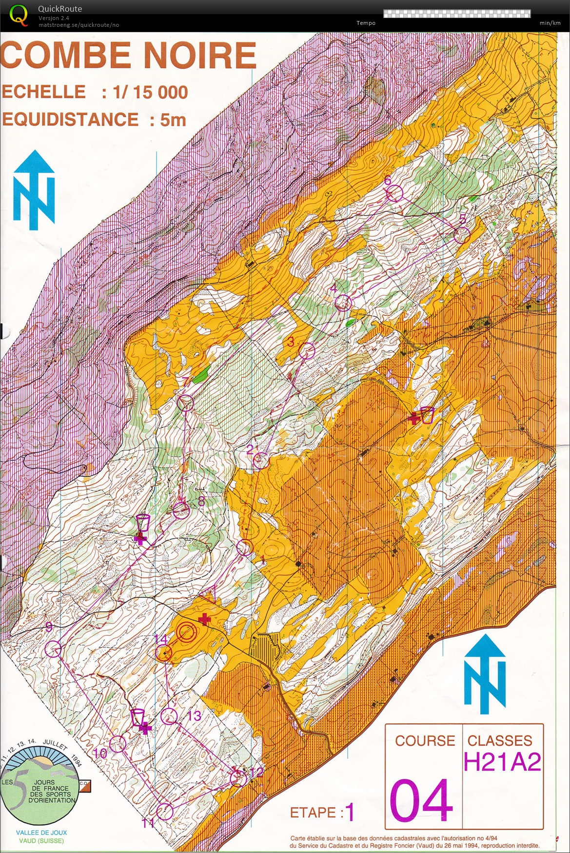 5 jours de France, etape 1 (10-07-1994)