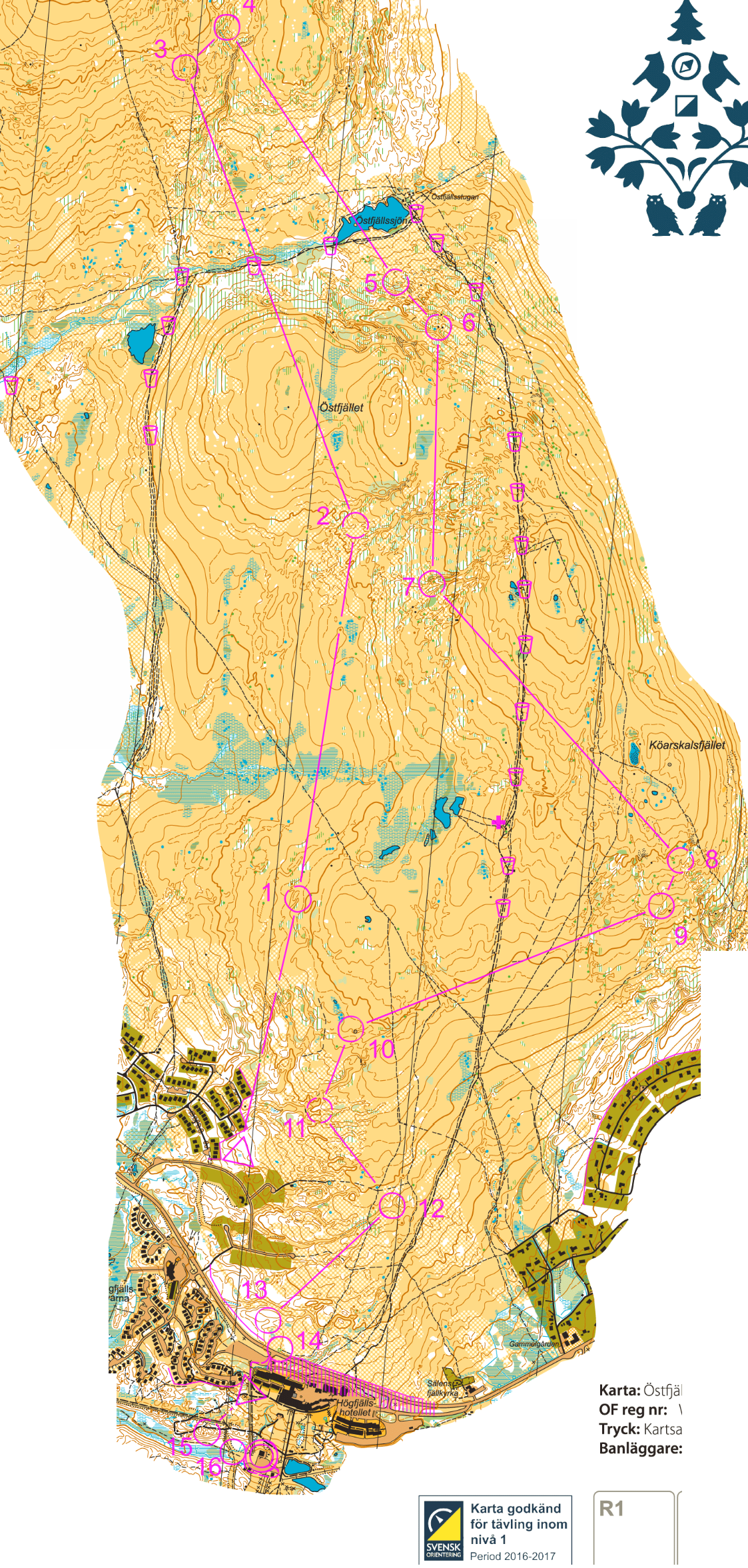 O-Ringen Sälen 2016, etapp 1 (24.07.2016)